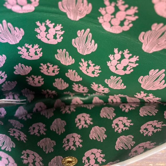 Anthropologie Amelie Mancini Great Outdoors Cactus Pouch Bag - Picture 5 of 7